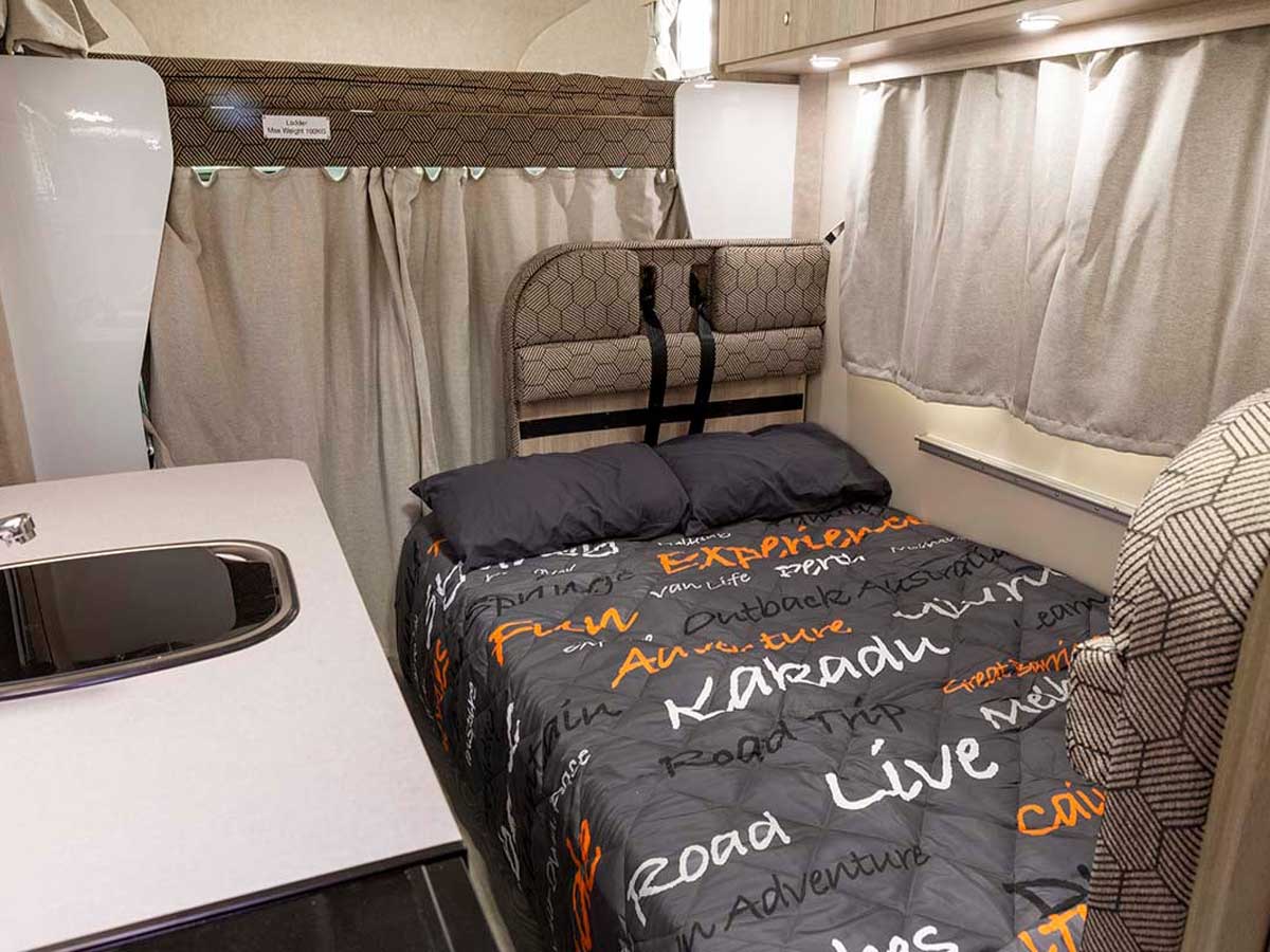 Euro Camper - adults bedroom view