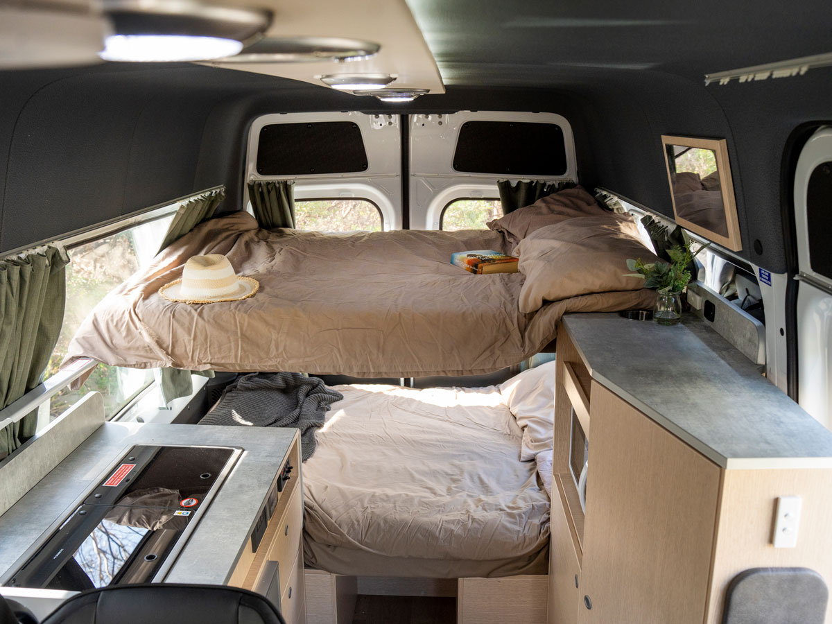 Voyager Campervan Beds Full Set Up