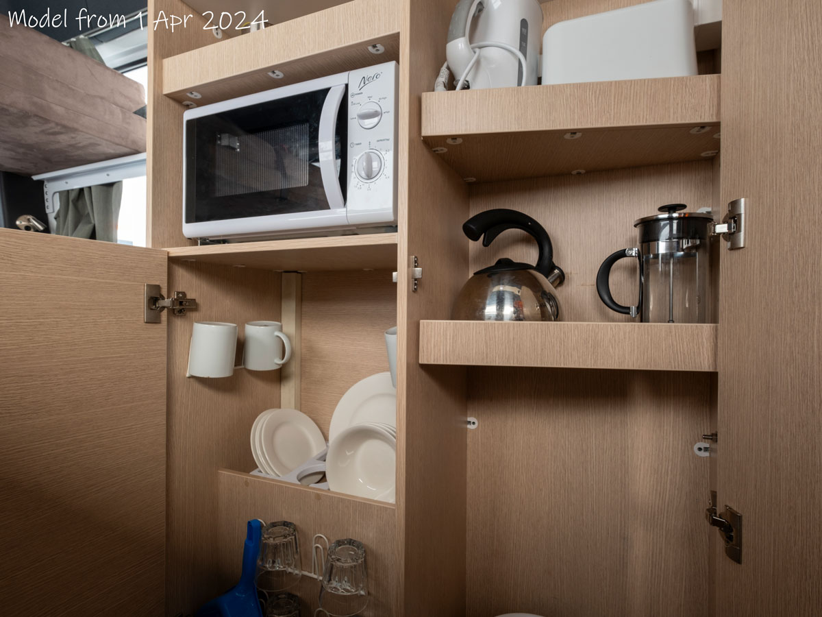 Voyager Campervan Kitchen Compartments