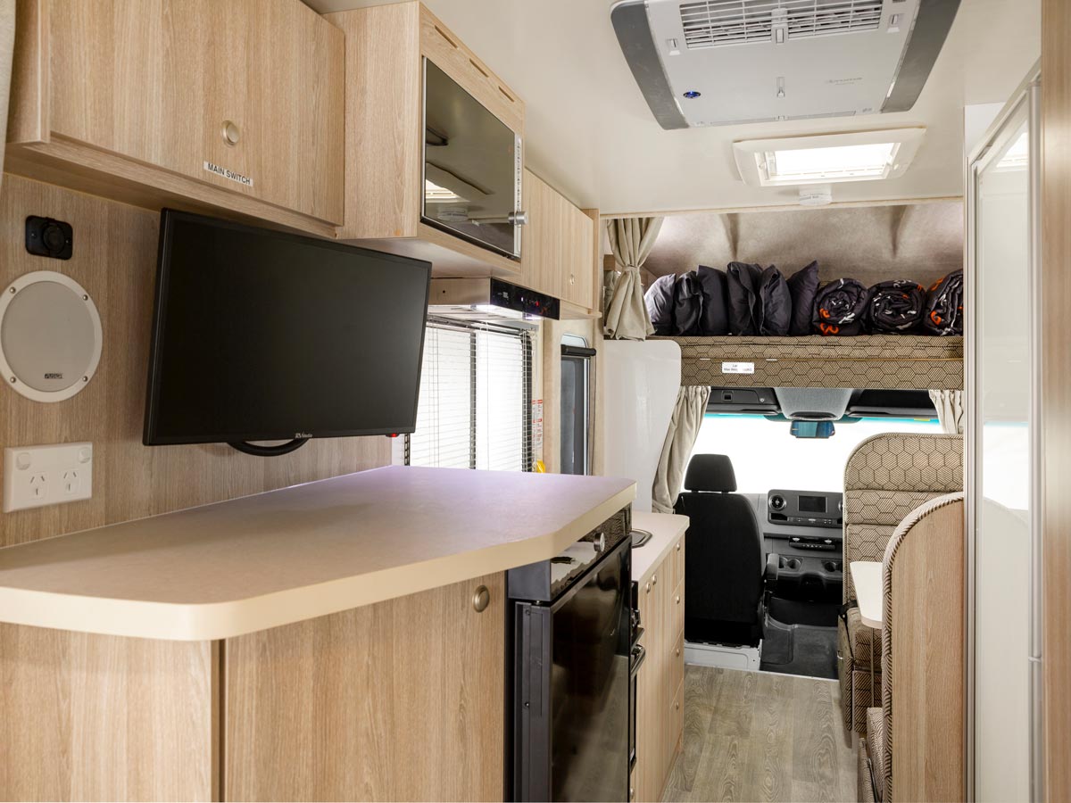 4ST Motorhome - living area view
