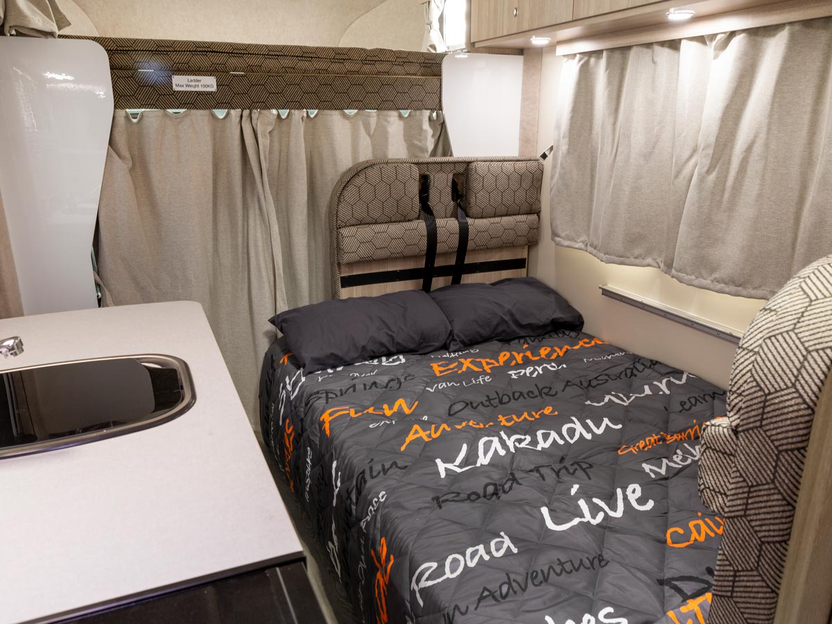4ST Motorhome - adults bedroom view