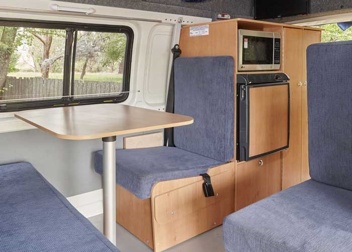 AR High Roof Camper - Inside view