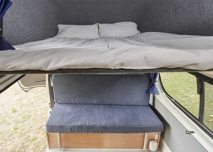 AR High Roof Camper - Upper bed view